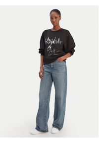 DKNY Bluza P5MOQCSC Czarny Regular Fit. Kolor: czarny. Materiał: syntetyk #3