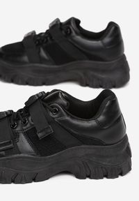 Born2be - Czarne Sneakersy Ethosia. Kolor: czarny #6