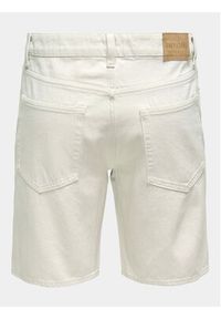 Only & Sons Szorty jeansowe Edge 22026558 Écru Regular Fit. Materiał: bawełna #4
