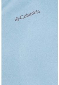 columbia - Columbia bluza sportowa Klamath Range II kolor turkusowy wzorzysta. Kolor: turkusowy. Materiał: polar, syntetyk, skóra, włókno. Długość: krótkie. Wzór: jednolity, ze splotem. Styl: sportowy #3