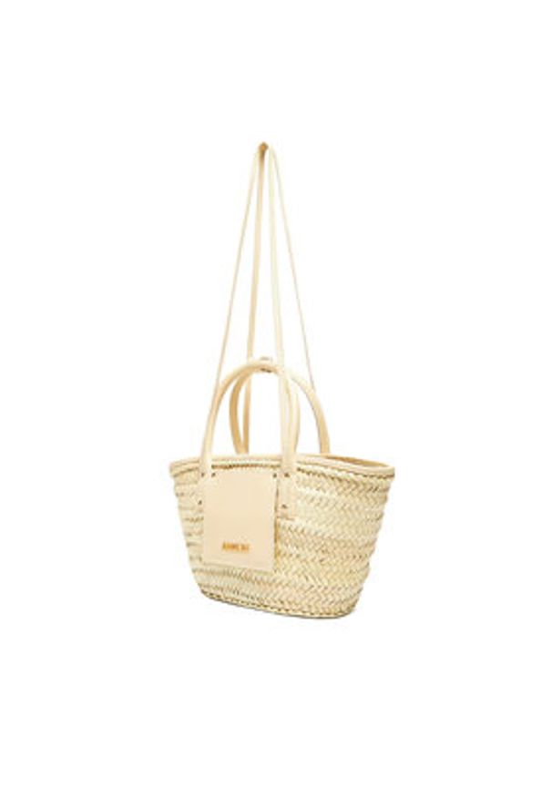 JACQUEMUS Torebka Le Petit Panier Soli 23E223BA0443060 Beżowy. Kolor: beżowy