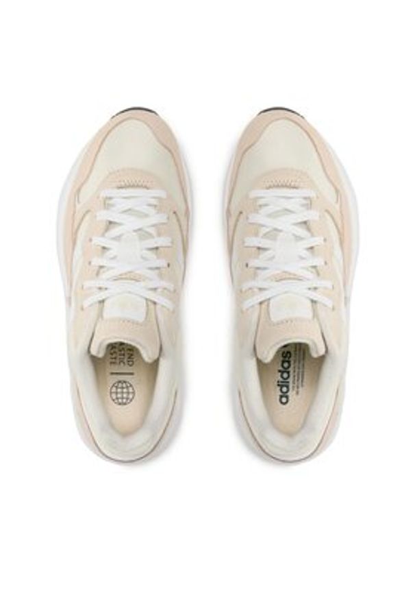 Adidas - adidas Sneakersy Retropy Adisuper HQ1842 Beżowy. Kolor: beżowy. Materiał: skóra