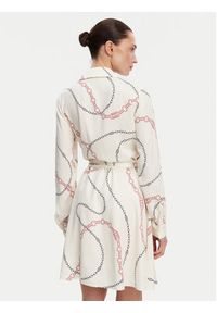 TOMMY HILFIGER - Tommy Hilfiger Sukienka koktajlowa WW0WW44664 Biały Regular Fit. Kolor: biały. Materiał: wiskoza, satyna. Styl: wizytowy #5