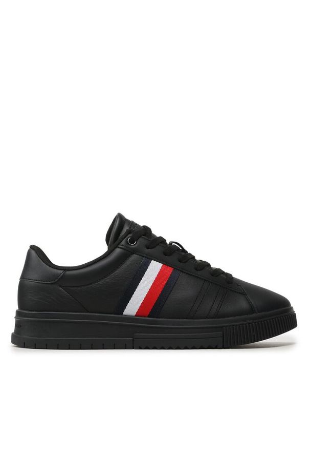 TOMMY HILFIGER - Sneakersy Tommy Hilfiger. Kolor: czarny