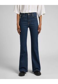 Lee - Spodnie jeansowe damskie LEE BREESE THATS RIGHT. Okazja: na co dzień, na spacer, do pracy. Kolor: niebieski. Materiał: jeans. Styl: casual #1