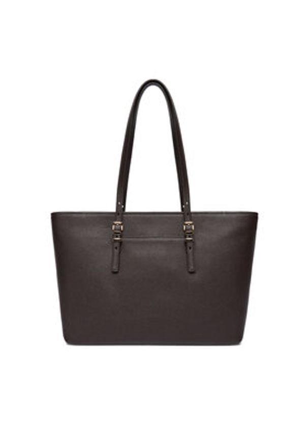 MICHAEL Michael Kors Torebka Quinn 30T5GQNT9L Brązowy. Kolor: brązowy. Materiał: skórzane