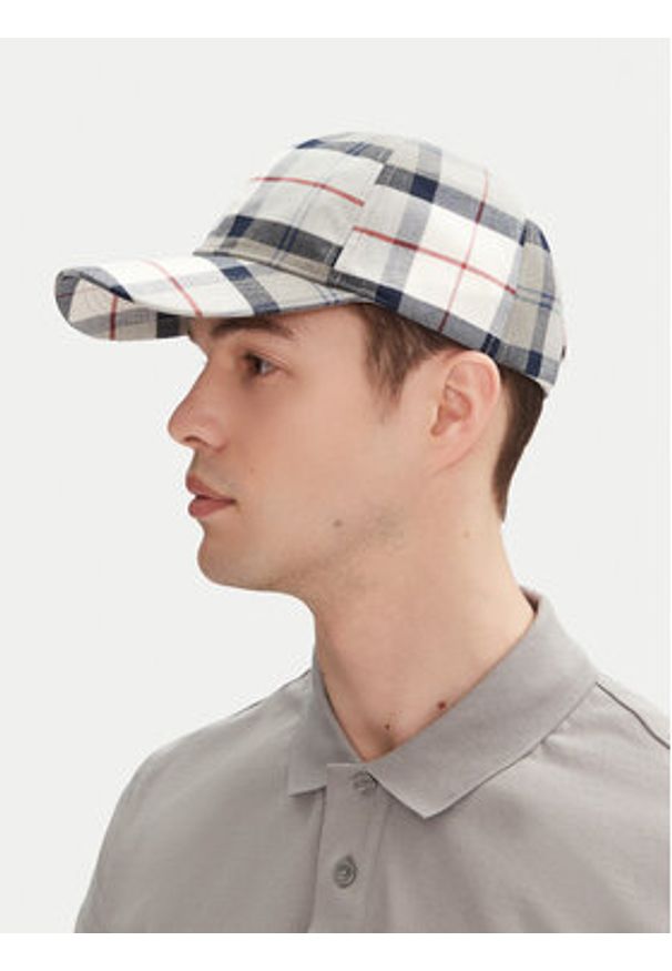 Barbour Czapka z daszkiem Tartan MHA0617TN40 Granatowy. Kolor: niebieski. Materiał: bawełna, materiał