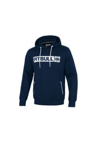 PITBULL - Bluza męska Pitbull z kapturem Terry Hilltop. Typ kołnierza: kaptur. Kolor: niebieski #1