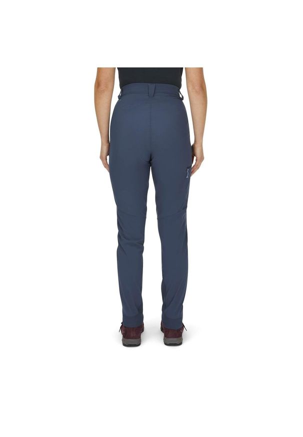 Spodnie softshellowe damskie Rab Ascendor Light Pants Regular. Kolor: szary, niebieski, wielokolorowy. Sport: turystyka piesza
