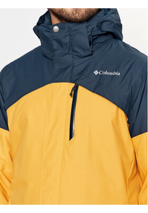 columbia - Columbia Kurtka narciarska Last Tracks™ Jacket Żółty Regular Fit. Kolor: żółty. Materiał: syntetyk. Sport: narciarstwo