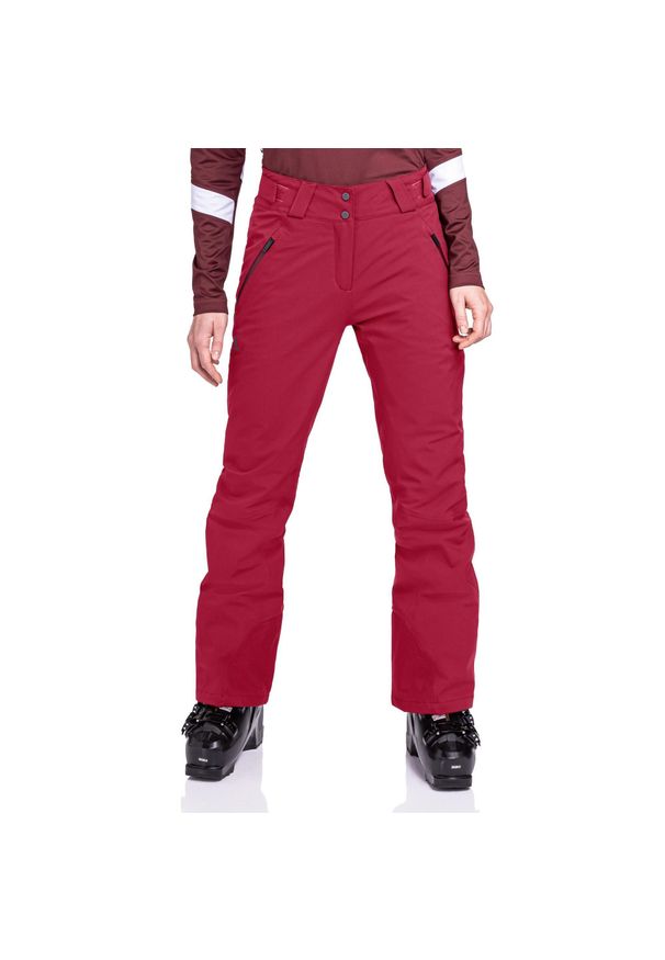 SCHÖFFEL - Spodnie narciarskie damskie Schöffel Weissach. Kolor: czerwony. Sezon: zima. Sport: narciarstwo