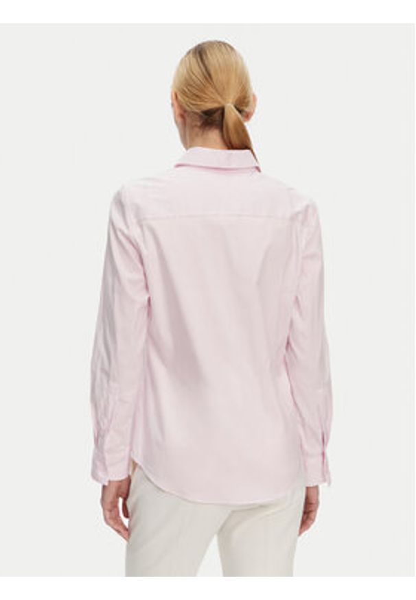 TOMMY HILFIGER - Tommy Hilfiger Koszula WW0WW44084 Różowy Regular Fit. Kolor: różowy. Materiał: bawełna