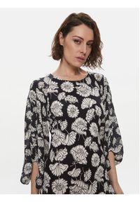 Weekend Max Mara Sukienka codzienna Yellow 2415621071 Granatowy Regular Fit. Okazja: na co dzień. Kolor: niebieski. Materiał: wiskoza. Typ sukienki: proste. Styl: casual #6