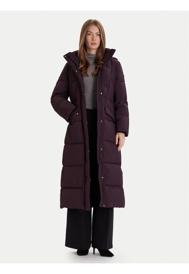 BOSS Płaszcz zimowy Pamaxi4 50546844 Fioletowy Regular Fit. Kolor: fioletowy. Materiał: syntetyk. Sezon: zima