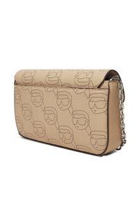 Karl Lagerfeld - KARL LAGERFELD Torebka A1W32045 Beżowy. Kolor: beżowy. Materiał: skórzane #5