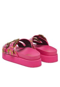 Versace Jeans Couture Klapki 78VA3SM1 Różowy. Kolor: różowy. Materiał: skóra #4