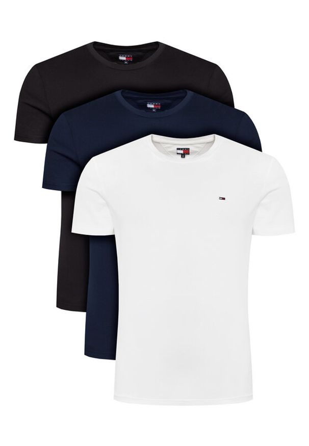 Tommy Jeans Komplet t-shirtów DM0DM21579 Kolorowy Regular Fit. Materiał: bawełna. Wzór: kolorowy