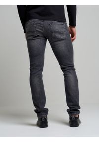Big-Star - Spodnie jeans męskie skinny Jeffray 894. Stan: obniżony. Kolor: szary. Styl: klasyczny, sportowy #5