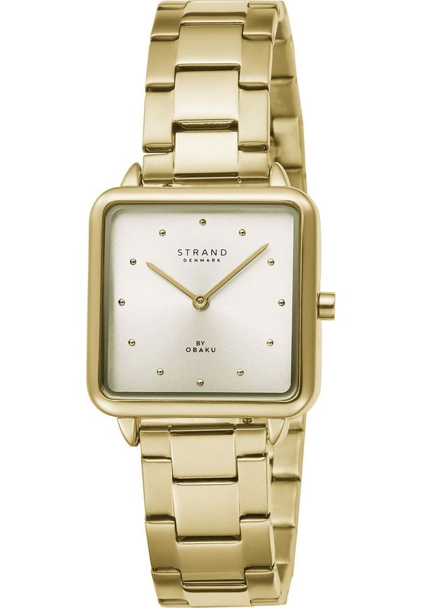 Zegarek Strand Zegarek damski Strand S718LXGGSG złoty. Kolor: złoty