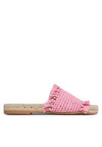 Manebi Espadryle Fringed Knots Raffia Jute Sandals V 2.9 Y0 Różowy. Kolor: różowy #1