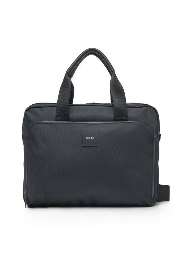 Calvin Klein Torba na laptopa K50K512735 Czarny. Kolor: czarny. Materiał: nylon, materiał