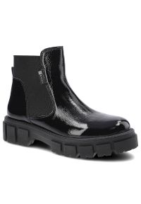 Czarne Botki Nessi Damskie Modne Obuwie Jesienne. Okazja: na co dzień. Kolor: czarny. Materiał: guma, materiał, jeans, lakier, skóra. Szerokość cholewki: normalna. Sezon: jesień. Styl: klasyczny, casual, elegancki #1