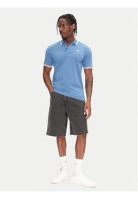 G-Star RAW - G-Star Raw Polo Dunda D17127-5864 Brązowy Slim Fit. Typ kołnierza: polo. Kolor: brązowy. Materiał: bawełna #3