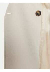 Weekend Max Mara Płaszcz wełniany Resina 2425016092 Écru Regular Fit. Materiał: wełna #5