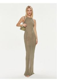 Guess Sukienka wieczorowa Belle W4GK80 Z36O0 Zielony Slim Fit. Kolor: zielony. Materiał: syntetyk. Styl: wizytowy #4