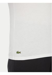 Lacoste Komplet 3 t-shirtów TH9007 Biały Slim Fit. Kolor: biały. Materiał: bawełna #3