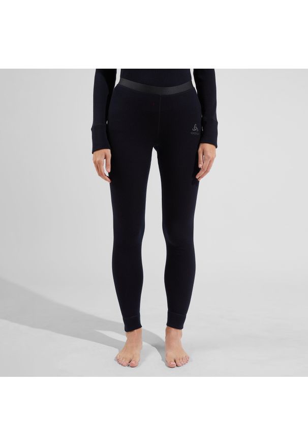 Legginsy termoaktywne damskie Odlo MERINO 260. Kolor: czarny. Sport: bieganie