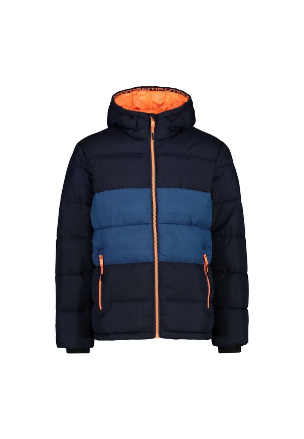 Kurtka puchowa męska CMP 32Z2957. Typ kołnierza: kaptur. Kolor: niebieski. Materiał: puch. Sezon: zima. Sport: narciarstwo