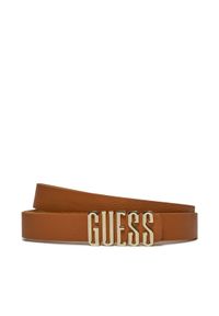 Guess Pasek Damski BW9068 P4125 Beżowy. Kolor: beżowy. Materiał: skóra