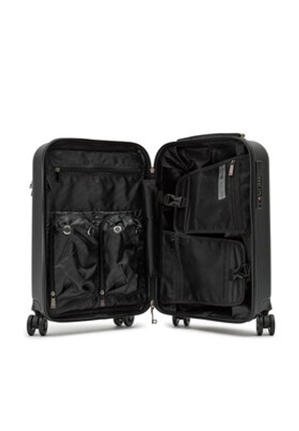Guess Walizka kabinowa TMH926 39830 Czarny. Kolor: czarny