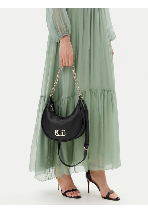 Guess Torebka HWBG96 42010 Czarny. Kolor: czarny. Materiał: skórzane