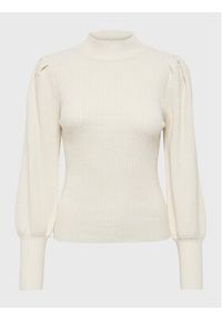 only - ONLY Sweter Katia 15232494 Beżowy Regular Fit. Kolor: beżowy. Materiał: wiskoza #6