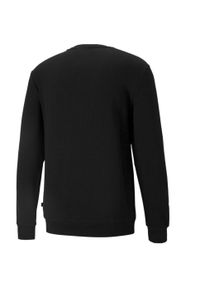 Bluza Puma Ess Logo Crew, Mężczyźni. Kolor: biały, czarny, wielokolorowy. Materiał: bawełna, dresówka, materiał