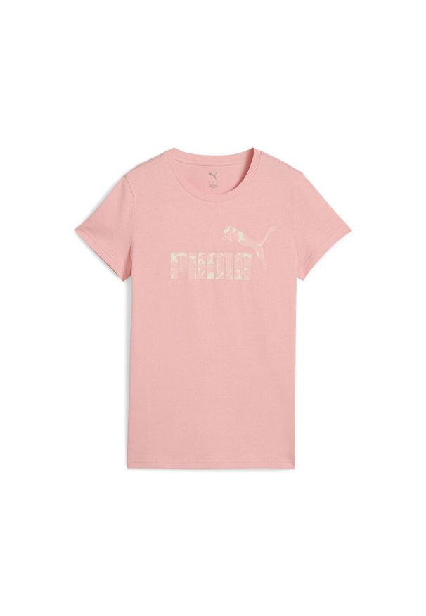 Puma - Damska koszulka ESS NATURE 2.0 PUMA Pink Fruit. Kolor: różowy