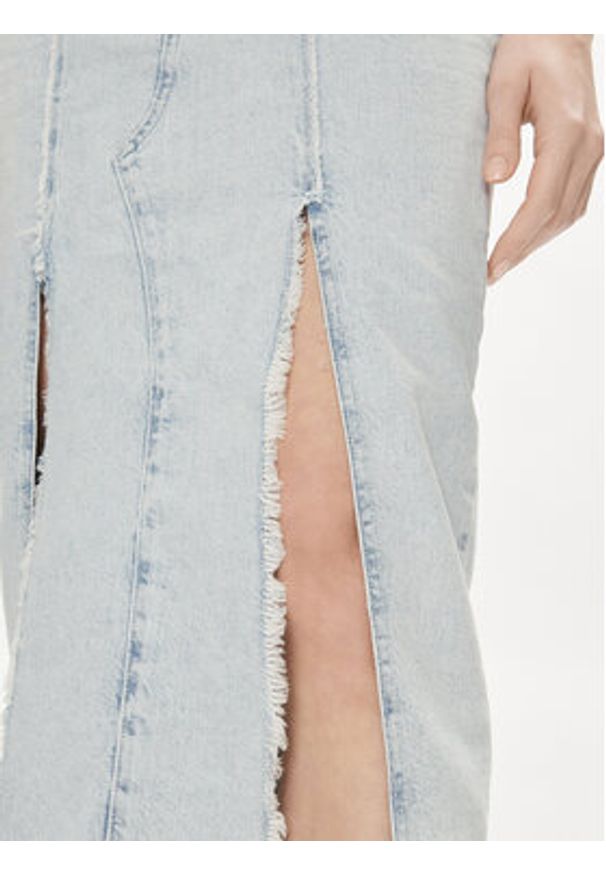 Liu Jo Spódnica jeansowa UA4266 DS049 Niebieski Regular Fit. Kolor: niebieski. Materiał: bawełna
