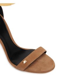 Elisabetta Franchi Sandały SA-91L-62E2-V600 Brązowy jasny. Kolor: brązowy. Materiał: skóra, zamsz #5