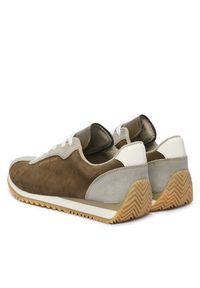 MICHAEL Michael Kors Sneakersy Rhodes 43T6RHFS1S Khaki. Kolor: brązowy. Materiał: skóra #3