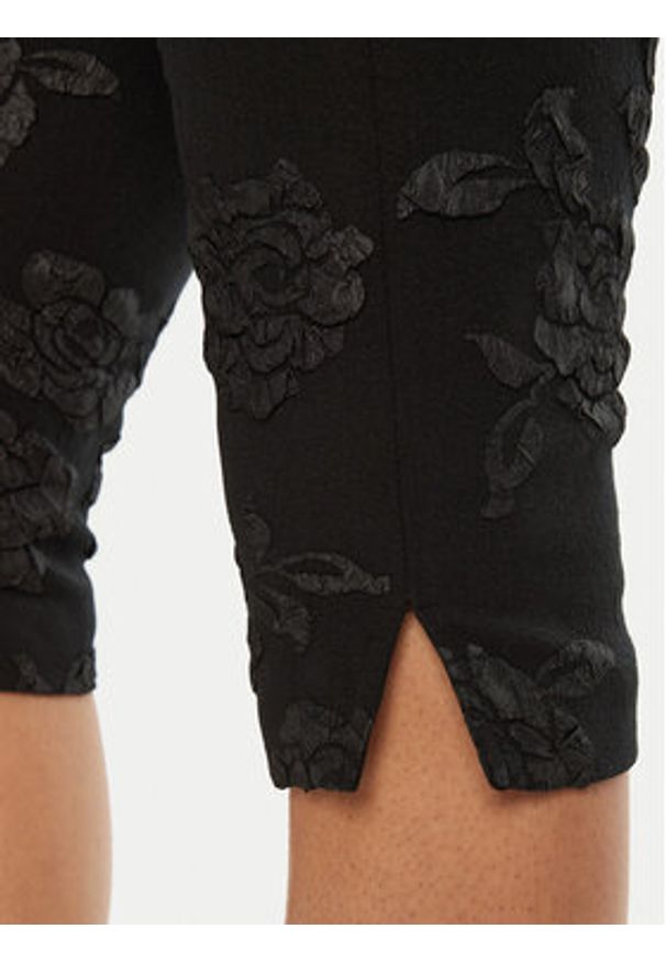 ROTATE Spodnie capri 113305 Czarny Skinny Fit. Kolor: czarny. Materiał: syntetyk