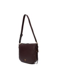 Pinko - PINKO Torebka Hobo Zip Around Classic Ai 25-26 PLTT 105113 A0QO Bordowy. Kolor: czerwony. Materiał: skórzane #5