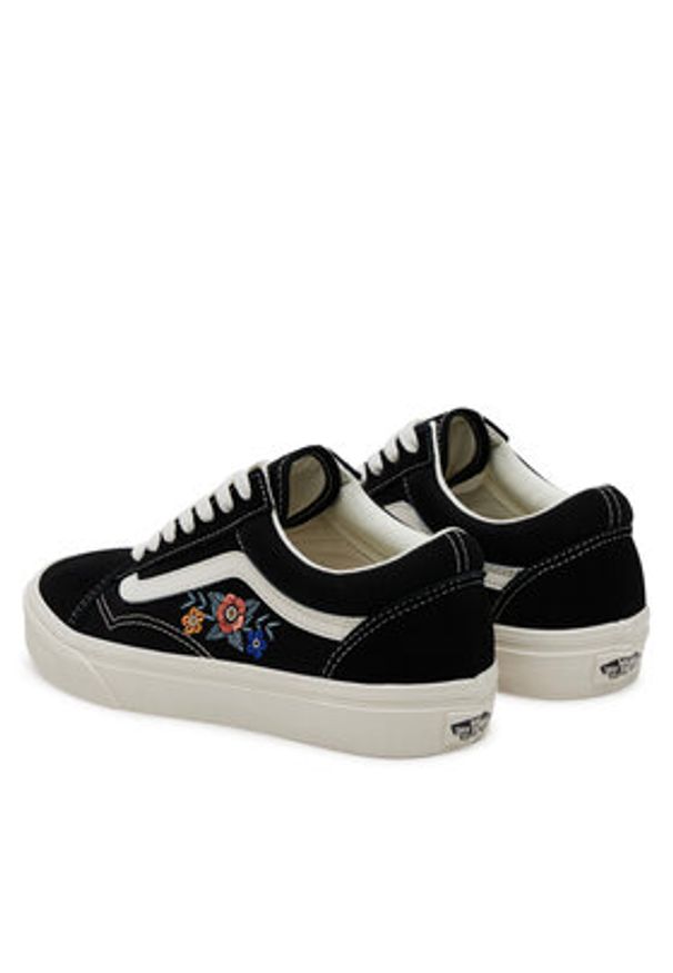 Vans Tenisówki Old Skool VN000D7ZF2B1 Czarny. Kolor: czarny. Materiał: skóra, zamsz