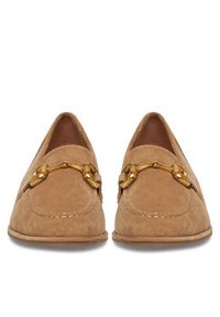 DeeZee Loafersy 1-141-1 Brązowy. Kolor: brązowy. Materiał: materiał