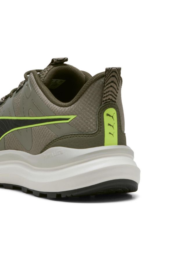 Puma - Buty do biegania w terenie Reflect Lite PUMA Loden Green Velvet Moss Brown. Kolor: brązowy, zielony, wielokolorowy. Sport: bieganie
