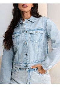 Sinsay - Jeansowa katana - niebieski. Kolor: niebieski. Materiał: jeans