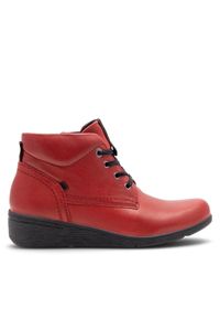 Go Soft Trzewiki WI16-JANE ZULA-03 Czerwony. Kolor: czerwony. Materiał: skóra #1