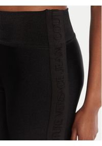 Versace Jeans Couture Legginsy 79HAC114 N0008 Czarny Slim Fit. Kolor: czarny. Materiał: syntetyk #2