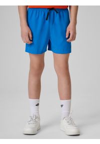 4f - 4F Spodenki plażowe boardshorty chłopięce - niebieskie 122/128 (6-8 lat). Kolor: niebieski. Materiał: włókno #2